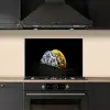 Taco - Vlees - Salade - Delftsblauw - Motief keuken achterwand spatscherm klein -sfeer1