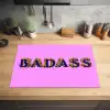 Felroze - Badass - Panterprint - Schaduw Inductie beschermer vinyl 3mm klein -sfeer5