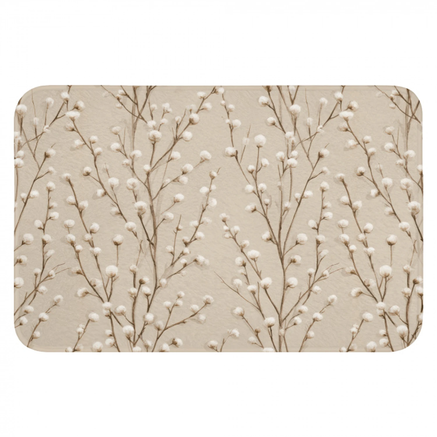 Katoen - Natuur - Taupe Badmat klein 997 -3d