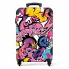 Girly graffiti Koffer - NBS - Handbagage middel -productfoto_recht