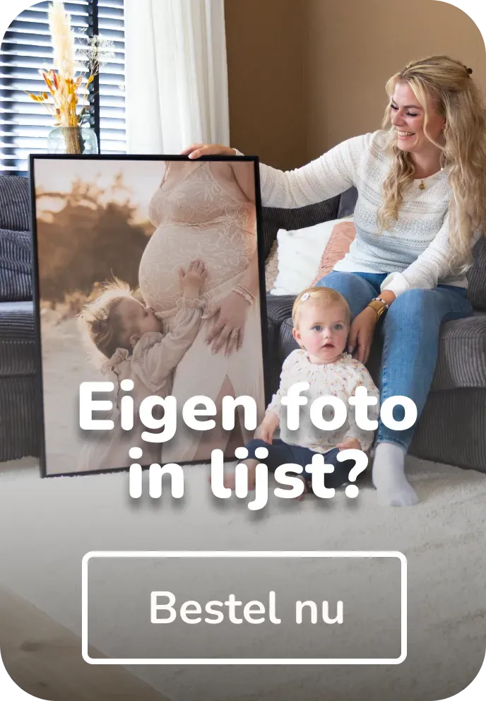Eigen foto in lijst