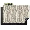 Slang - Patroon - Taupe Inductie beschemer met haakjes klein 777 -3d