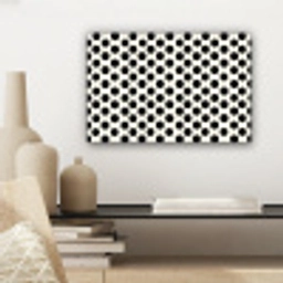 Klassiek - Stippen - Zwart canvas 2cm klein 34 -sfeer6