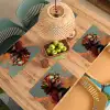 Vrouw - Kroon - Tomaat - Bascilicum - Zonnebril Placemat vinyl groot -zzsfeer5_Kitchenyeah-website