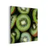 Kiwi - Fruit - Groen aluminium wit klein -3d