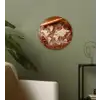 Wereldkaart - Koekjesdeeg - Warme baksfeer Wandcirkel plexiglas klein -sfeer3