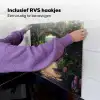 Doorkijk - Bloemen - Natuur - Rozenboog Inductie beschemer met haakjes middel -ky-ophangen-nl
