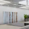 Hout - Planken - Verweerd keuken achterwand spatscherm klein -3d_schuin