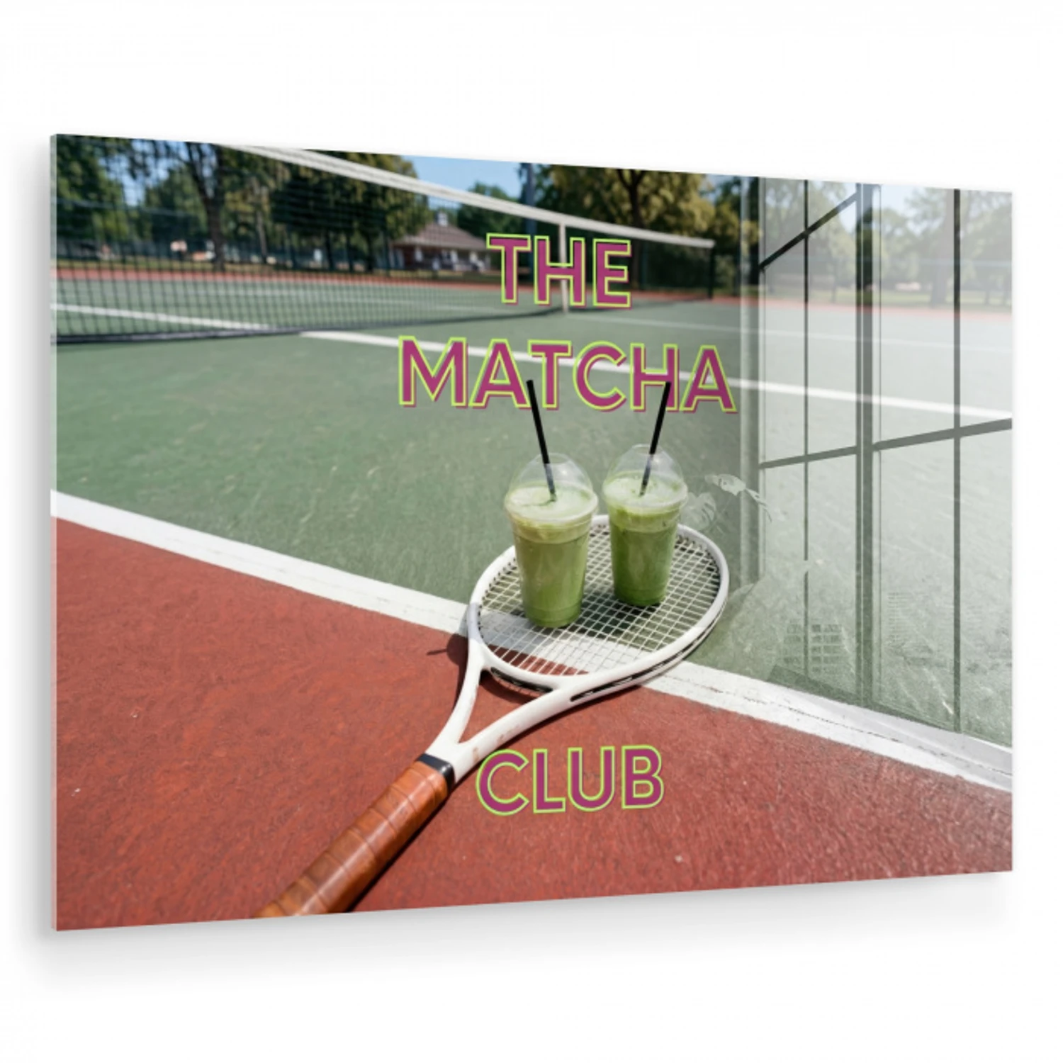 Matcha Club - Tennis - Matcha plexiglas 5mm klein -zzzproduct_nieuw