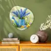 Lavendelbloemen - Quote - Gieter Wandcirkel Organisch Forex 3mm klein -sfeer2