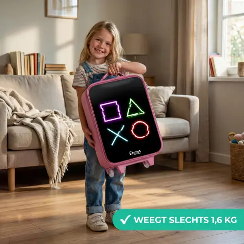 Knoppen van een gameconsole Kinderkoffer - Roze klein -sfeer2_NL