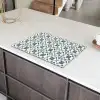 Grafisch - Tegel - Blauw Inductie beschermer vinyl 3mm klein 276 -sfeer8