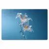 Lelies - Blauw - Glazen Placemat vinyl groot -zzsfeer1_Kitchenyeah-website