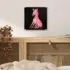 Zebra - Roze - Gestreept plexiglas 5mm klein -sfeer4