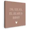 Zing vecht huil bid lach werk en bewonder - Quotes - Spreuken - Ramses Shaffy Tuinposter op houten frame 2 cm dik klein -3d