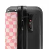 Squares - Roze golven NBS - Handbagage koffer - Kinderen Unisex middel -slot