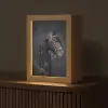 Portret - Paard - Donker Light Box met kabel (Tafellamp) klein -z3d_website