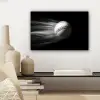Honkbal - Wit - Vliegt canvas 2cm klein -sfeer6
