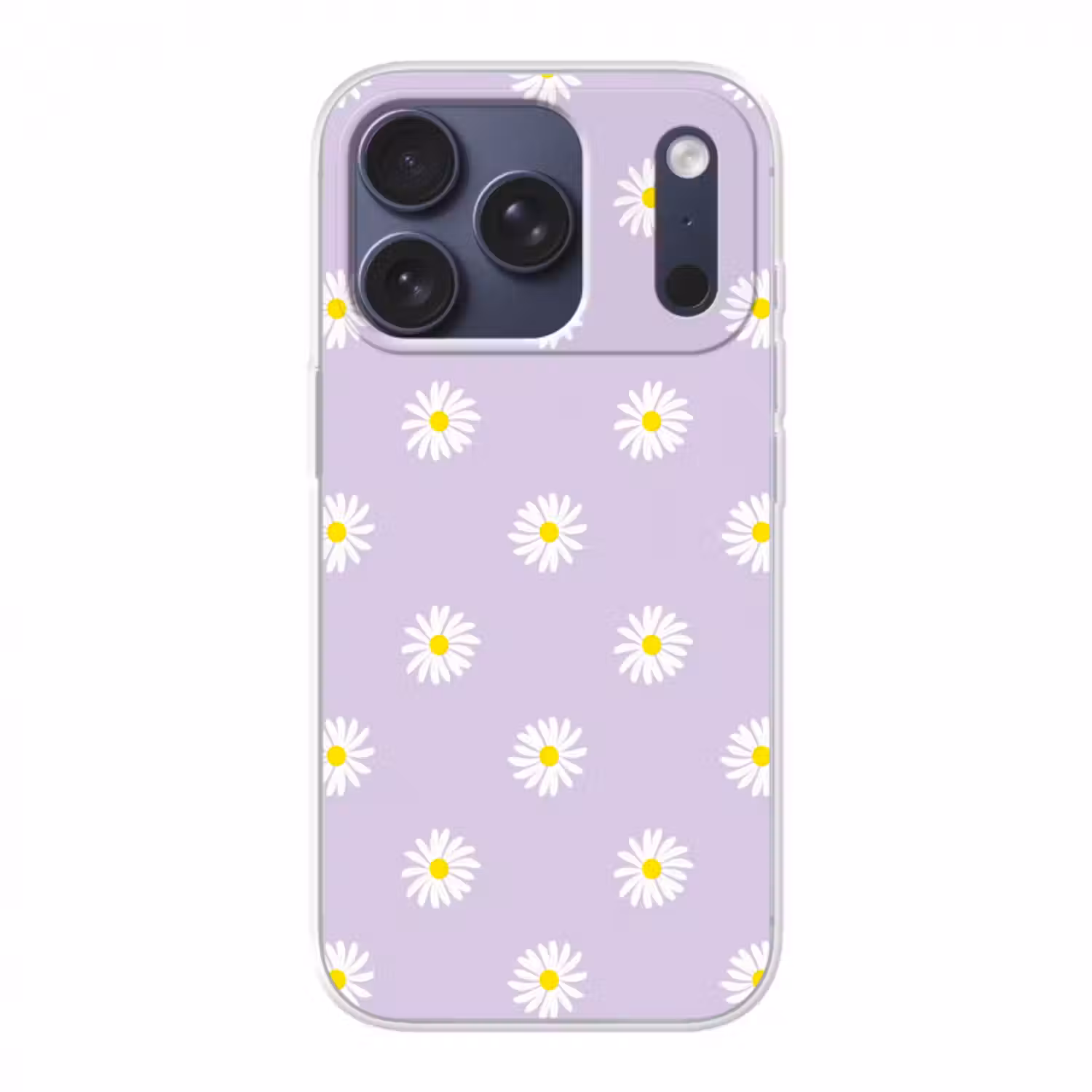 Handyhülle - Gänseblümchen - Pastell - Weiß - Lila - Blumen