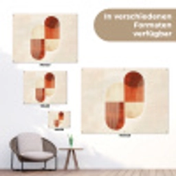 Bogen - Beige - Vormen tuinposter los doek klein -Xsfeer9_DE
