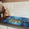 Skyline Toronto - Water - Stadslichten - Toren Inductie beschermer vinyl 3mm klein -sfeer3