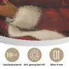 Kerst - Kerstman - Winter - Open Haard Akoestische PET Vilt - Rond klein -closeup_NL