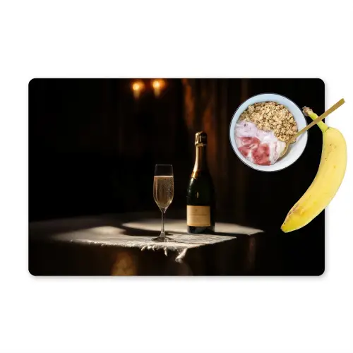 Prosecco - Bubbels - Sfeervol - Drank Placemat vinyl groot -zzzproduct_Kitchenyeah-website