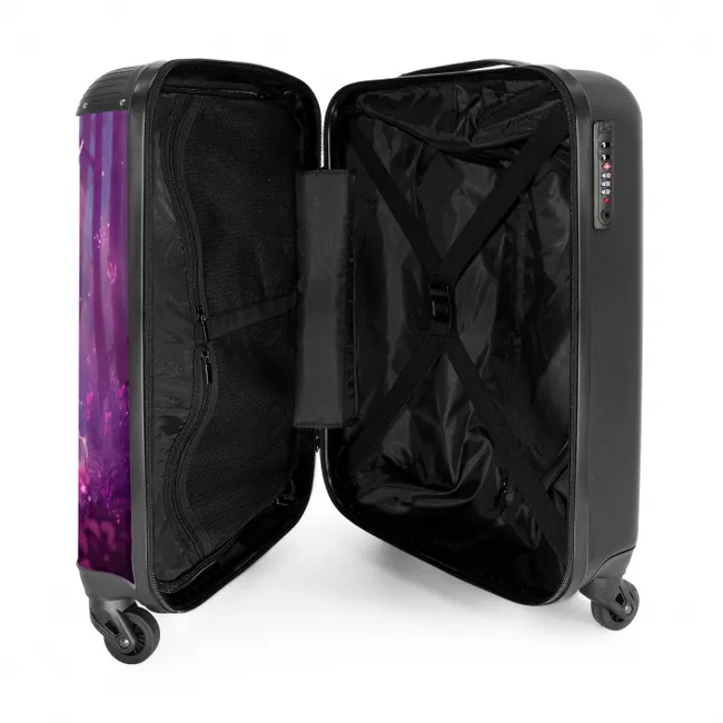Suitcase - Unicorn Surrounded by Purple Nature