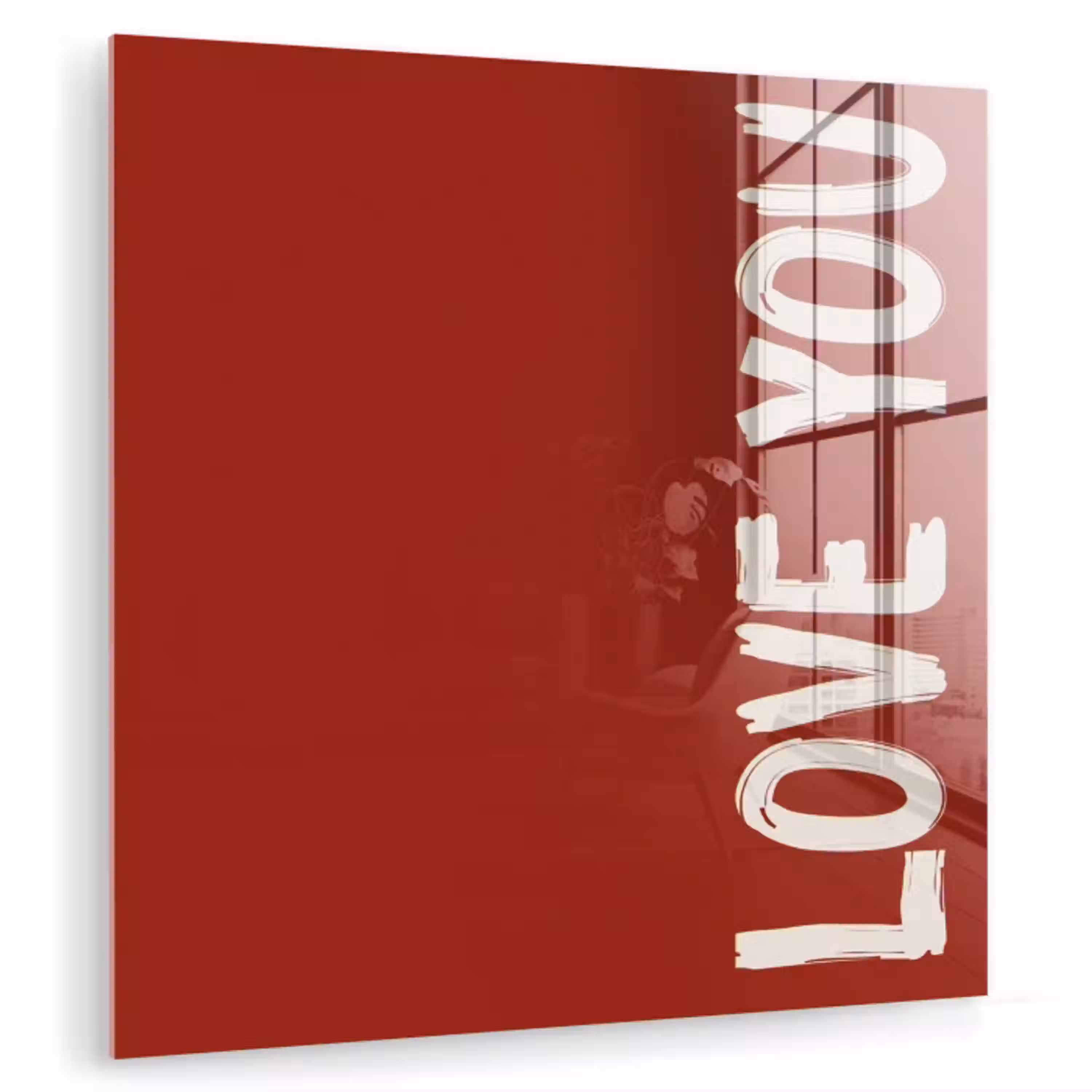 Schuin - Loveyou - Rood plexiglas 5mm klein -zzzproduct_nieuw