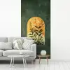 Plant - Bloemen - Wit fotobehang vinyl groot -woonkamer