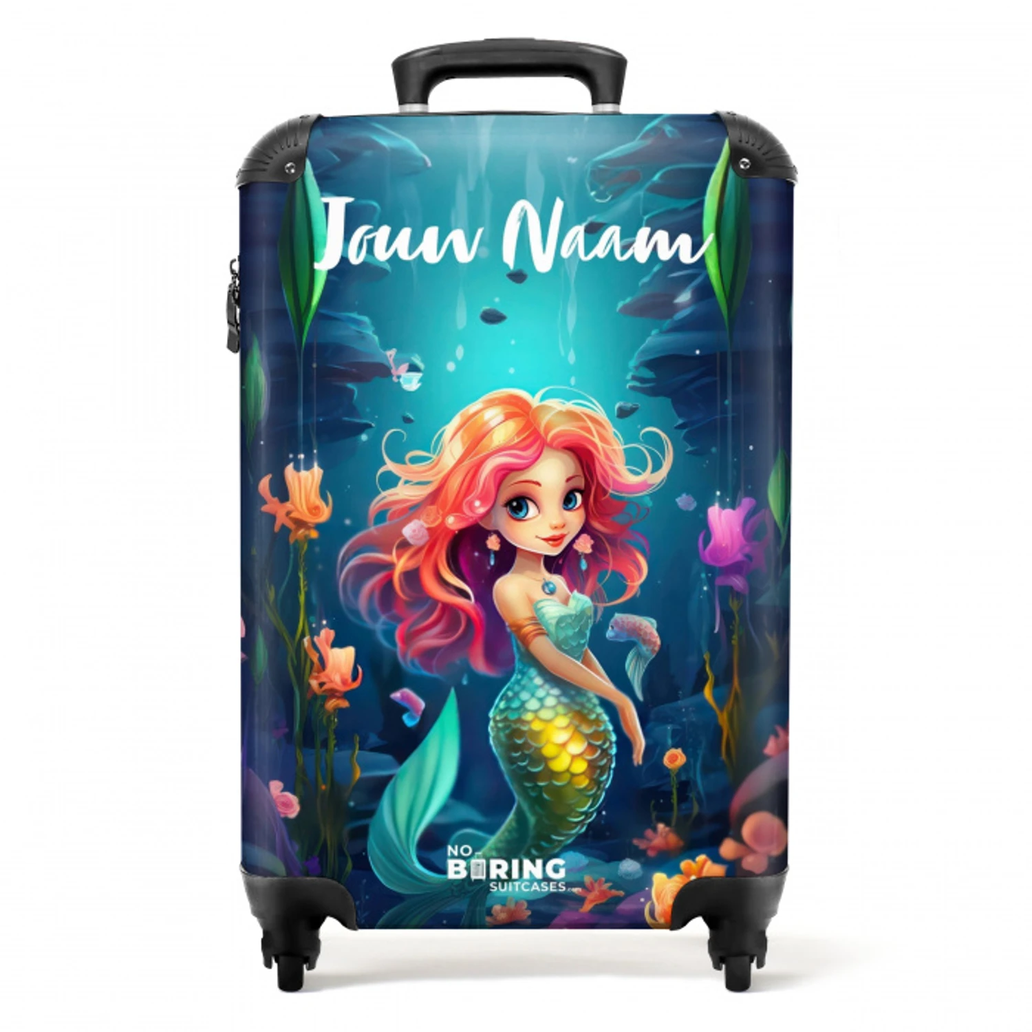 Koraal koningin NBS - Handbagage koffer - Kinderen Unisex middel -productfoto_recht