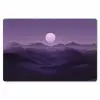 Heuvels - Paars - Mist - Zon Placemat vinyl groot -zzsfeer1_Kitchenyeah-website