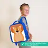 Dierenportret - Leeuw - kinderen Kinderrugzak - Blauw middel -sfeer3_UK