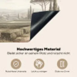 Vallei - Tuin - Natuur - Groen Inductie beschemer met haakjes klein -ky-onderkant-de