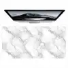 Wit - Marmer - Bruin Muismat XXL klein 681 -zzz3d