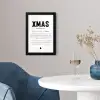 Kerst - Wit - Xmas - Quotes - Feestdagen fotolijst zwart zonder passe partout klein -sfeer4