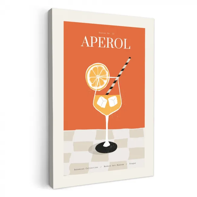 Moderne Cocktailkunst KitchenYeah - Keuken - Canvas klein -3d