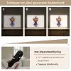 Toverheks - Sterren - Paars Light Box met batterij (Wandlamp kind) middel -USP_dimbaarNL