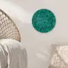 Vloeiend - Olie - Verf - Groen Wandcirkel kunststof plaat 5mm dik klein 188 -sfeer5