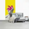 Buste - Slangen - Geel fotobehang vinyl groot -slaapkamer