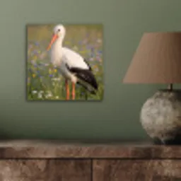 Ooienvaar - Bloemen - Weide - Kleurrijk aluminium wit klein -sfeer2