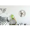 Hond - Wit - Kok Wandcirkel aluminium klein -kinderkamer