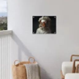 Tijger - Kokskleding - Bruin tuinposter los doek klein -sfeer8