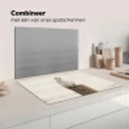 Sneeuwuil - Paal - Winter - Portret - Majestueus Inductie beschermer vinyl 3mm klein -wsfeer7_website