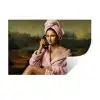 Mona - Klassiek - Roze Muursticker klein -3d