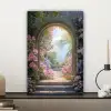 Doorkijk - Rozen - Vintage - Bloemen canvas 2cm klein -sfeer6