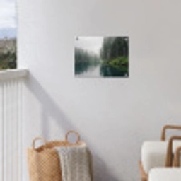 Bergen - Meer - Bos tuinposter los doek klein -sfeer8