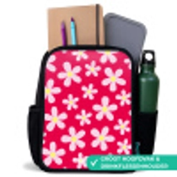 Madeliefjesmania hotpink Rugzak - Zwart middel -inhoud_NL