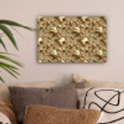 Druppels - Organisch - Goud canvas 2cm klein 34 -sfeer1