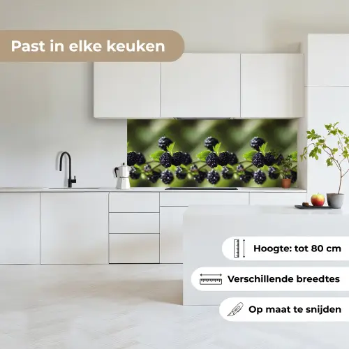 Bramen - Bladeren - Tros keuken achterwand 2 middel 871 -sfeer4_NL